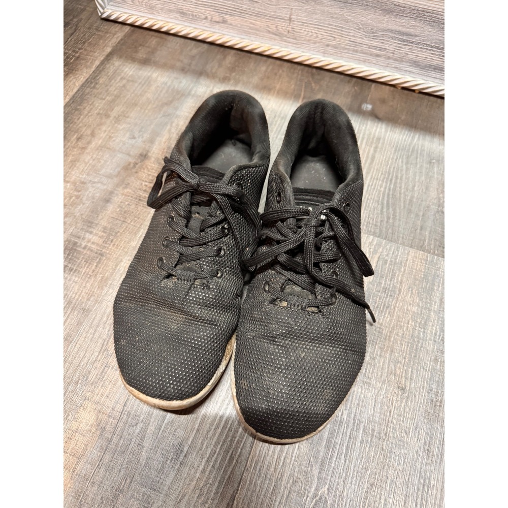 NOBULL Mens Black SuperFabric Trainer Training Shoes Size 9.5 Low Top Sneakers